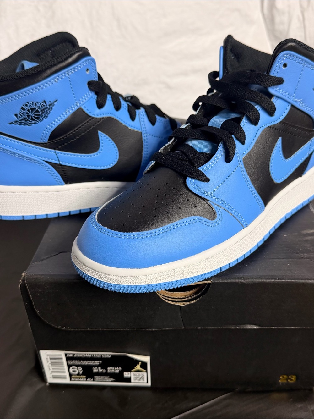 Jordan Kids' Air Jordan 1 Mid - Blue & Black